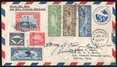 US 1929 C5-C11 on UC1 FD Cover Signed by Harry S. New, PMG